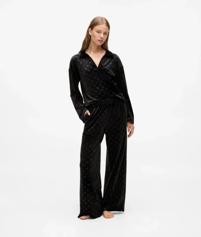 Pantalon de survêtement lounge monogrammé Pantalon de survêtement lounge monogrammé