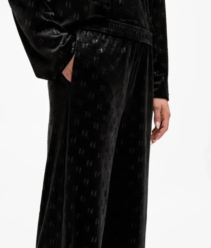 Pantalon de survêtement lounge monogrammé Pantalon de survêtement lounge monogrammé