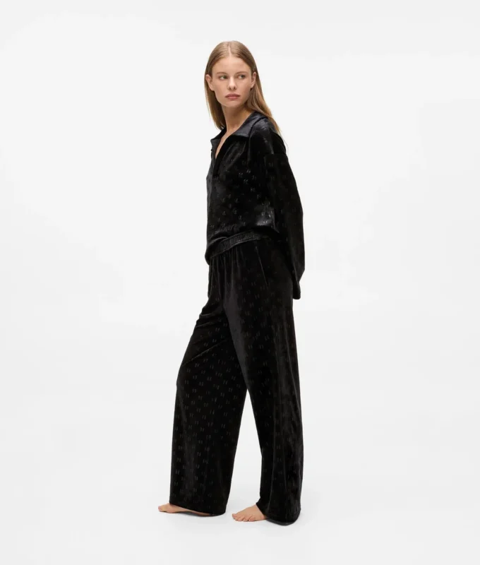 Pantalon de survêtement lounge monogrammé Pantalon de survêtement lounge monogrammé