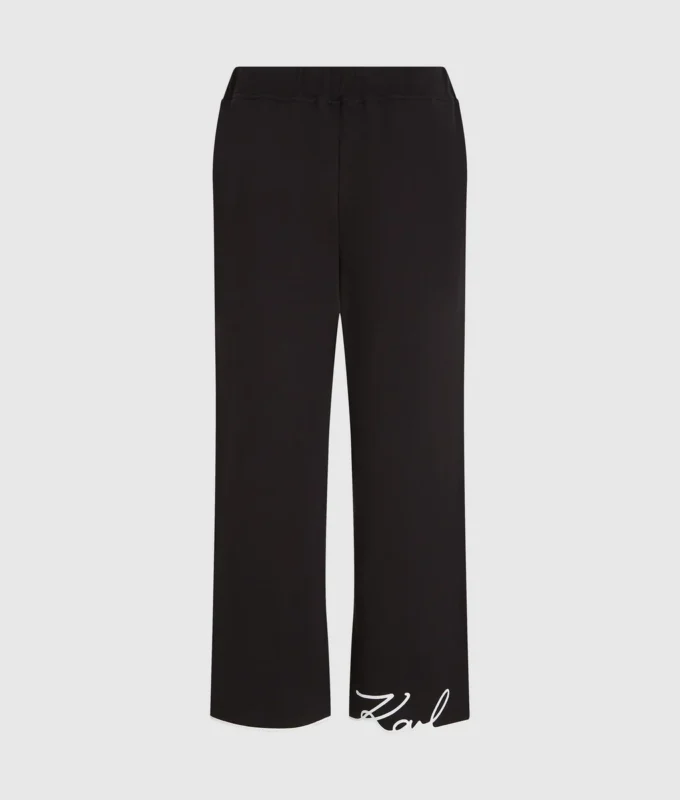 Pantalon de survêtement à ourlet signature Pantalon de survêtement à ourlet signature