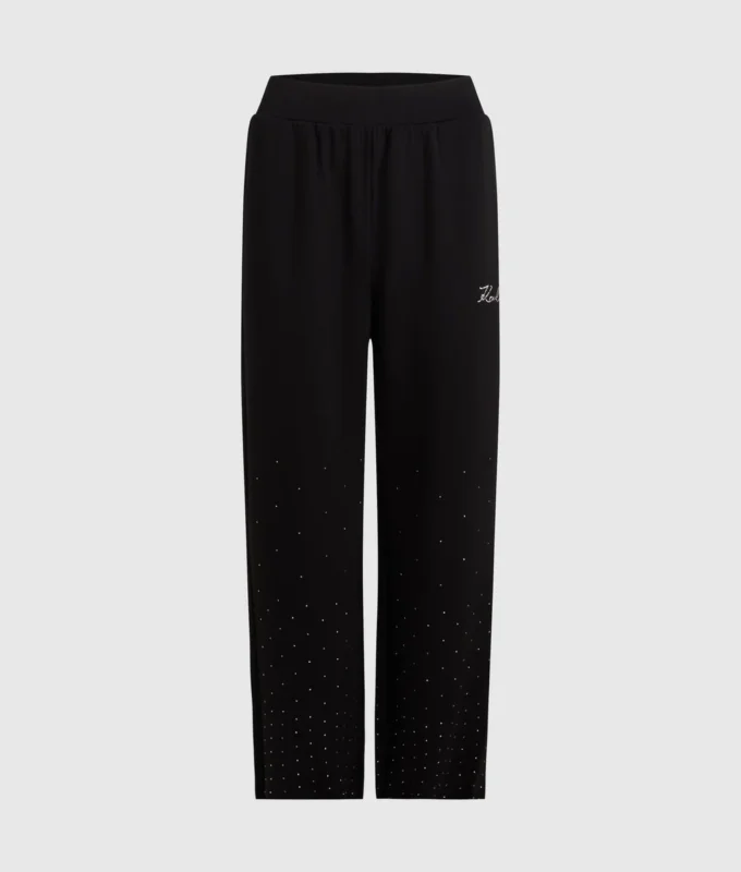 Pantalon de survêtement à strass Pantalon de survêtement à strass