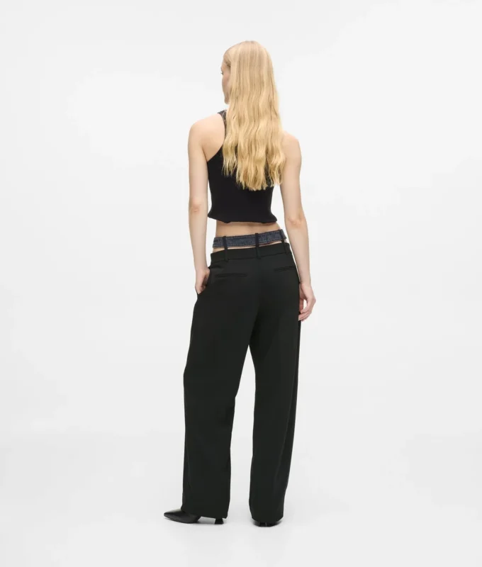 Pantalon à double ceinture