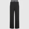 Pantalon à double ceinture