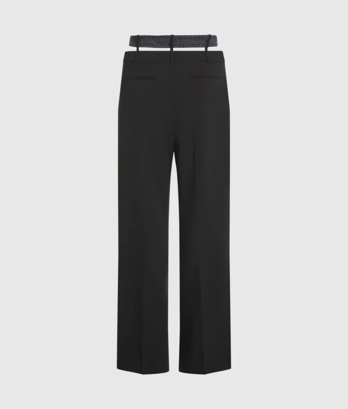 Pantalon à double ceinture