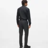 Pantalon à détails en satin Pantalon à détails en satin