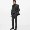 Pantalon à détails en satin Pantalon à détails en satin