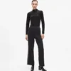 Pantalon en maille bouclée