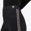 Pantalon en maille bouclée