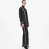 Pantalon en maille bouclée
