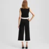 PANTALON EN MAILLE À Passepoil contrasté PANTALON EN MAILLE À Passepoil contrasté