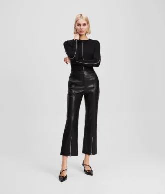 PANTALON EN SIMILI CUIR