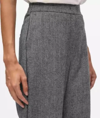 Pantalon en tweed
