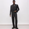 Pantalon KL Studio avec détails en satin Pantalon KL Studio avec détails en satin