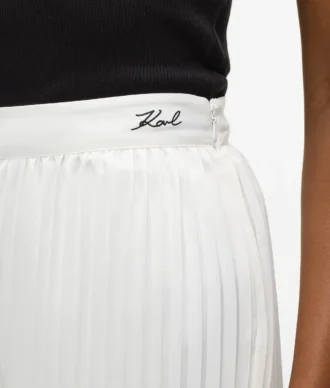 Pantalon large à plis