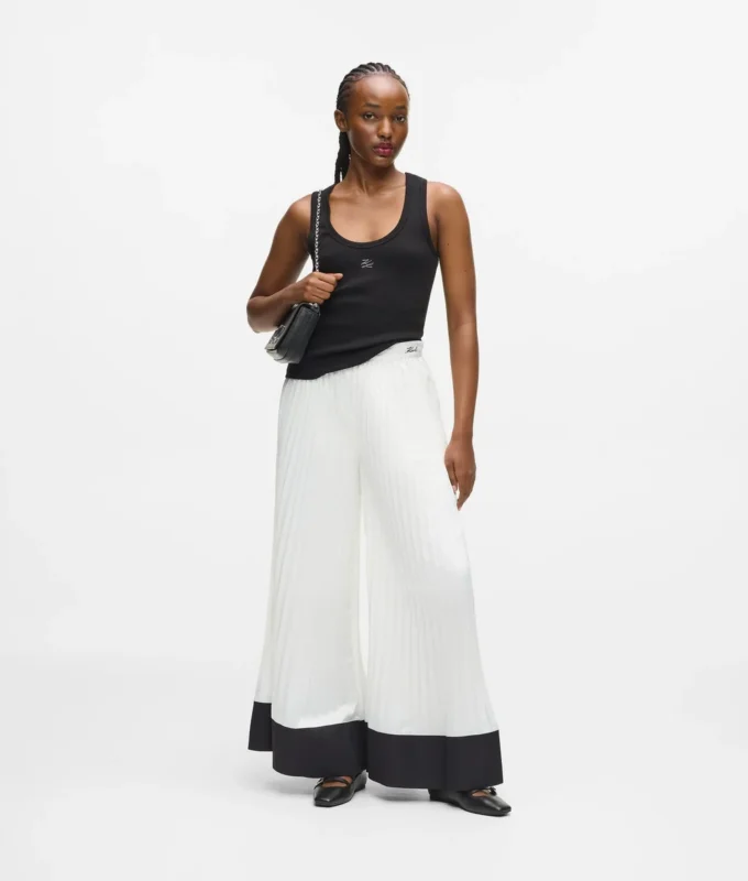 Pantalon large à plis Pantalon large à plis