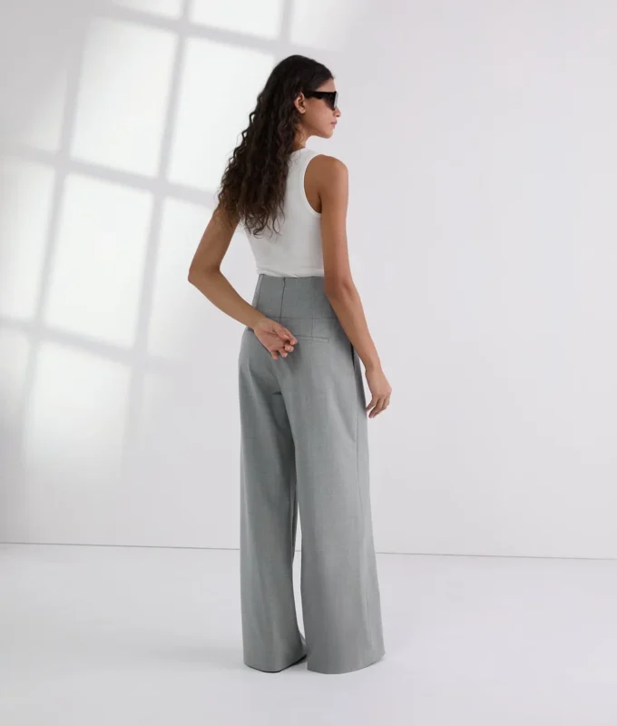 PANTALON LARGE SUR MESURE PANTALON LARGE SUR MESURE