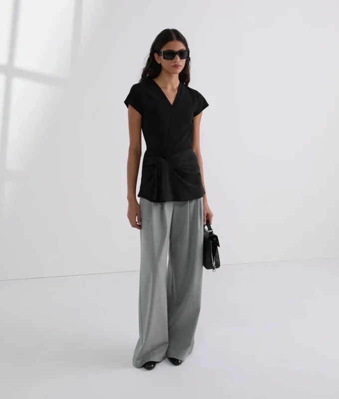 PANTALON LARGE SUR MESURE PANTALON LARGE SUR MESURE