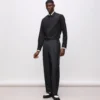 Pantalon à passepoil contrasté KL Studio