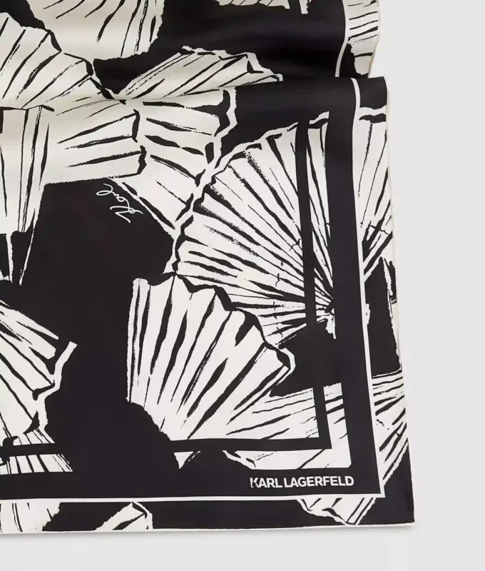 Petit foulard éventail K/Signature Petit foulard éventail K/Signature