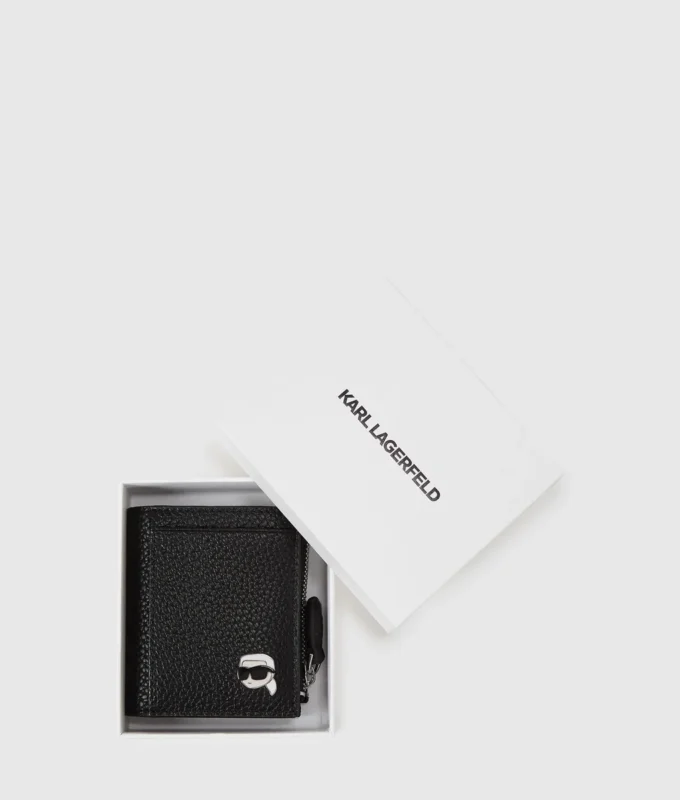 Petit portefeuille à deux volets Ikon Pebble