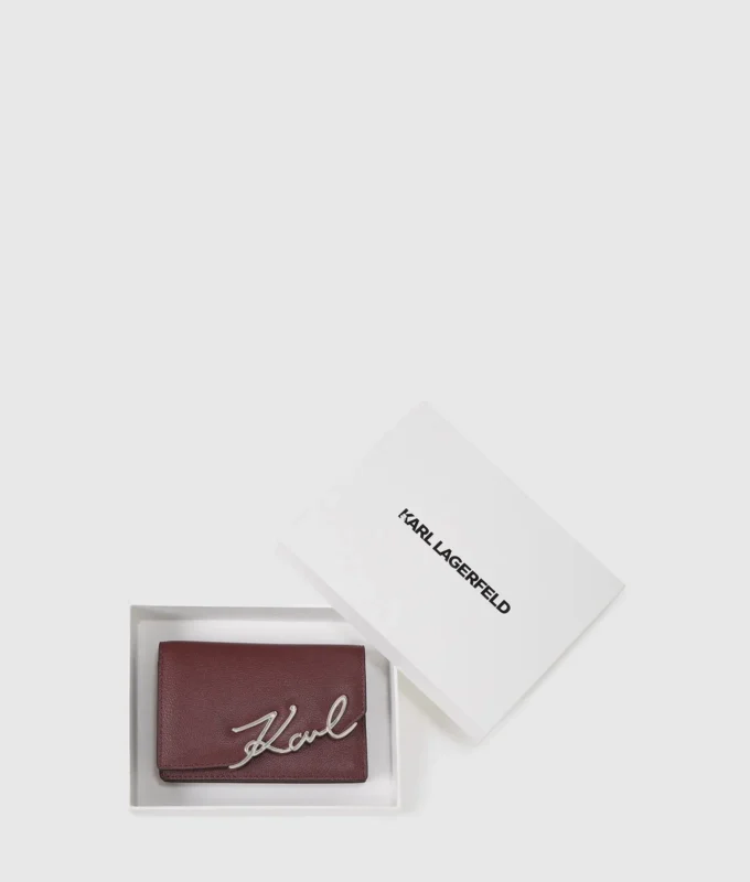 Petit portefeuille K/Signature