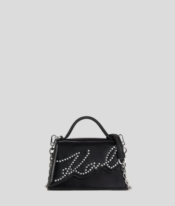 PETIT SAC À BANDOULIÈRE CLOUÉ K/SIGNATURE PETIT SAC À BANDOULIÈRE CLOUÉ K/SIGNATURE
