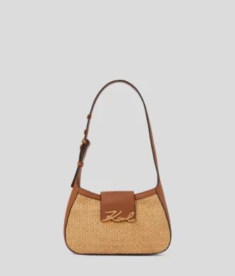 Petit sac à bandoulière tissé K/Signature