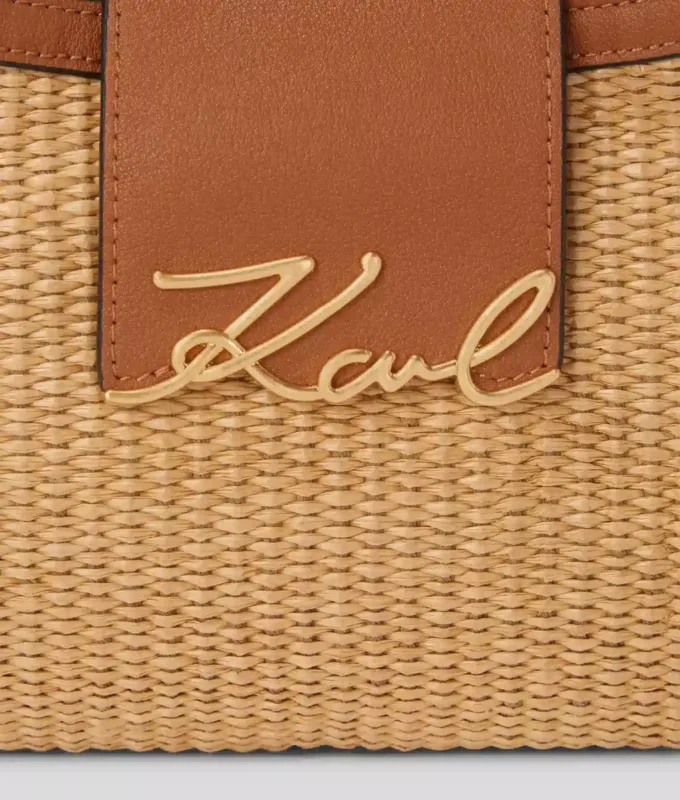 Petit sac à bandoulière tissé K/Signature Petit sac à bandoulière tissé K/Signature