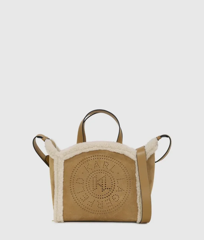 Petit sac cabas en peau lainée K/Circle Petit sac cabas en peau lainée K/Circle