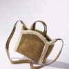 Petit sac cabas en peau lainée K/Circle Petit sac cabas en peau lainée K/Circle