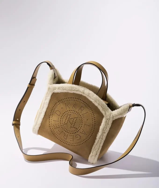 Petit sac cabas en peau lainée K/Circle Petit sac cabas en peau lainée K/Circle