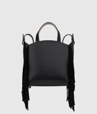 Petit sac cabas à franges K/Circle