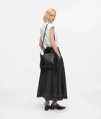 Petit sac cabas à franges K/Circle