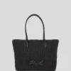 Petit sac de plage tissé K/Signature Petit sac de plage tissé K/Signature