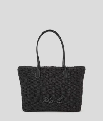 Petit sac de plage tissé K/Signature