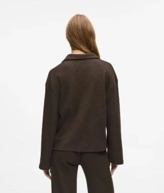 Polo de détente en maille gaufrée