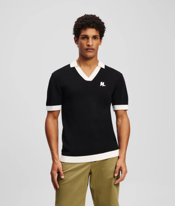 POLO EN MAILLE MONOGRAMME POLO EN MAILLE MONOGRAMME
