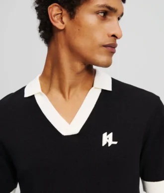 POLO EN MAILLE MONOGRAMME
