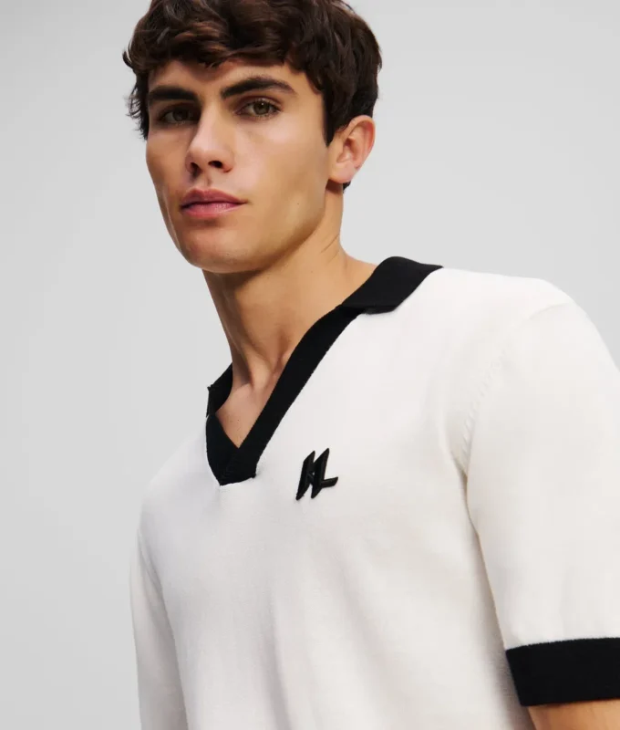 POLO EN MAILLE MONOGRAMME POLO EN MAILLE MONOGRAMME