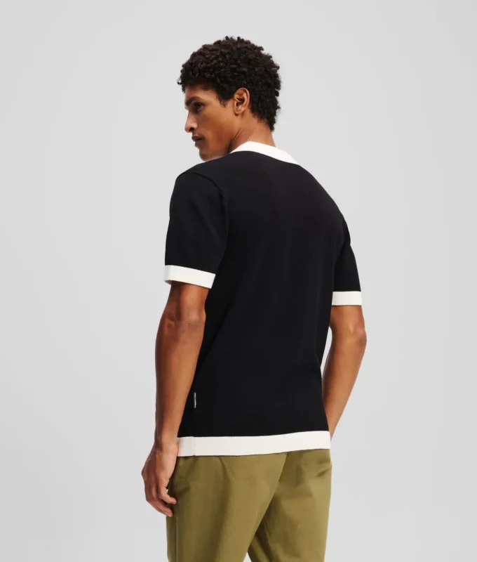 POLO EN MAILLE MONOGRAMME POLO EN MAILLE MONOGRAMME