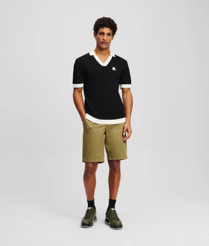 POLO EN MAILLE MONOGRAMME POLO EN MAILLE MONOGRAMME