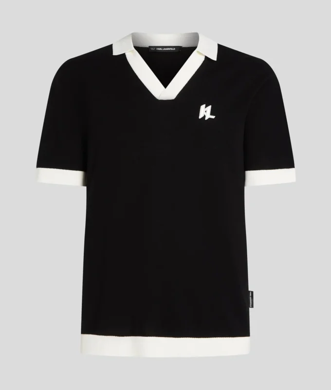 POLO EN MAILLE MONOGRAMME POLO EN MAILLE MONOGRAMME