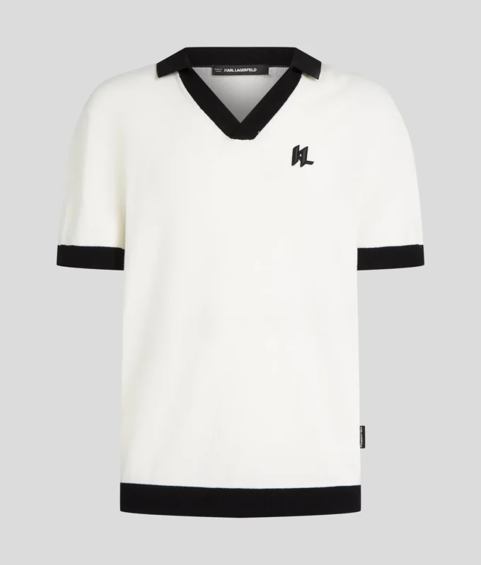 POLO EN MAILLE MONOGRAMME POLO EN MAILLE MONOGRAMME