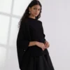 PONCHO EN MAILLE COULOTTE PONCHO EN MAILLE COULOTTE