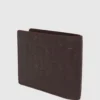 PORTEFEUILLE À DEUX VOLETS EN CUIR K/LOOM