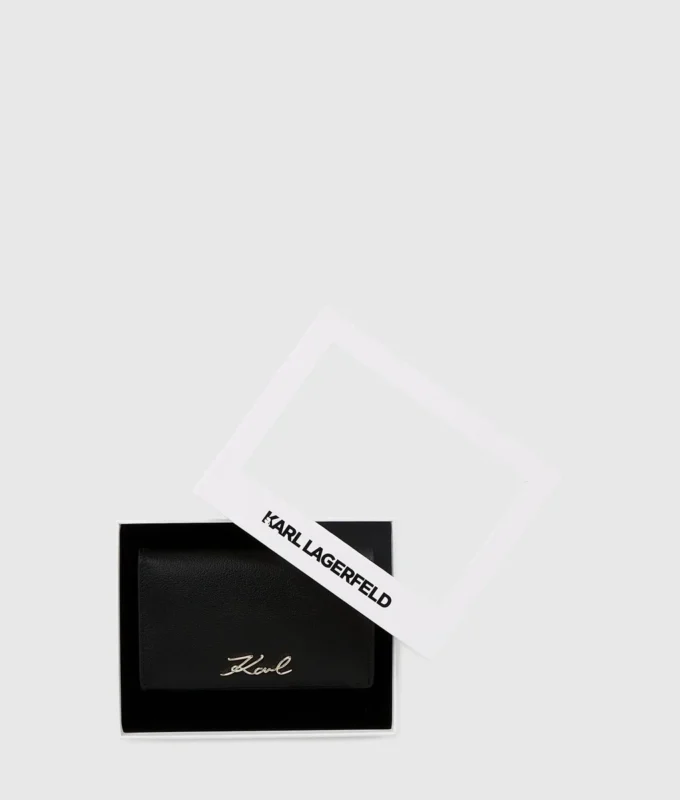 Portefeuille à deux volets K/Signature Portefeuille à deux volets K/Signature