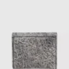 Portefeuille en denim géométrique Portefeuille en denim géométrique