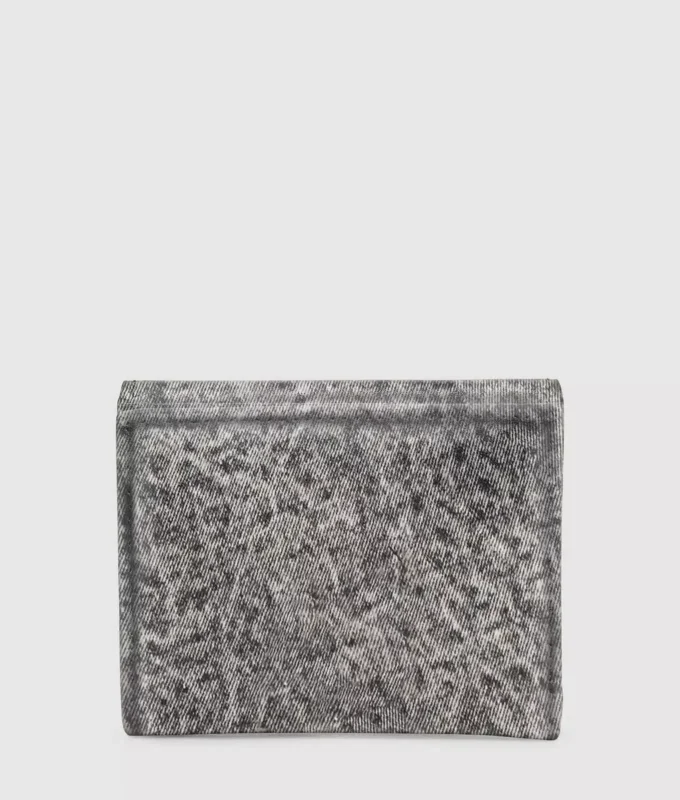 Portefeuille en denim géométrique Portefeuille en denim géométrique