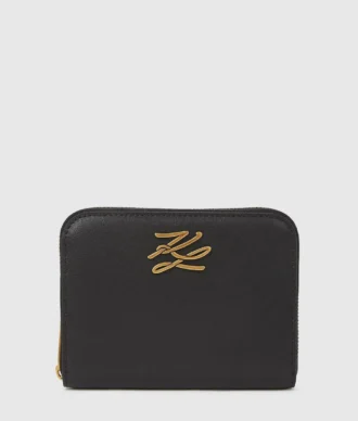 Portefeuille moyen à fermeture éclair K/Autograph