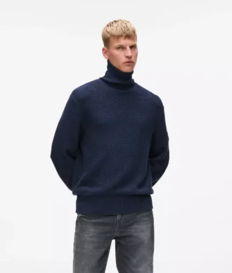 Pull à col roulé ample